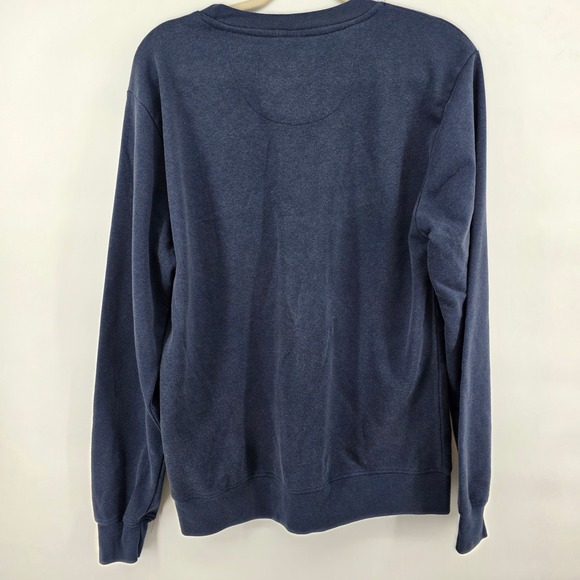 Coors Light Holiday Fleece Crew Sweatshirt Mens Small Blue Graphic Christmas Top - Picture 3 of 6